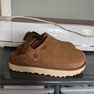 UGG Tan Suede Goldenstar Slip-On